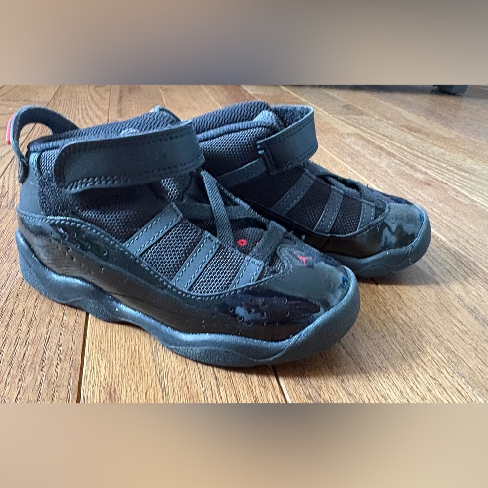 Toddler Air Jordan 6 Rings Black/Red - Size 9C